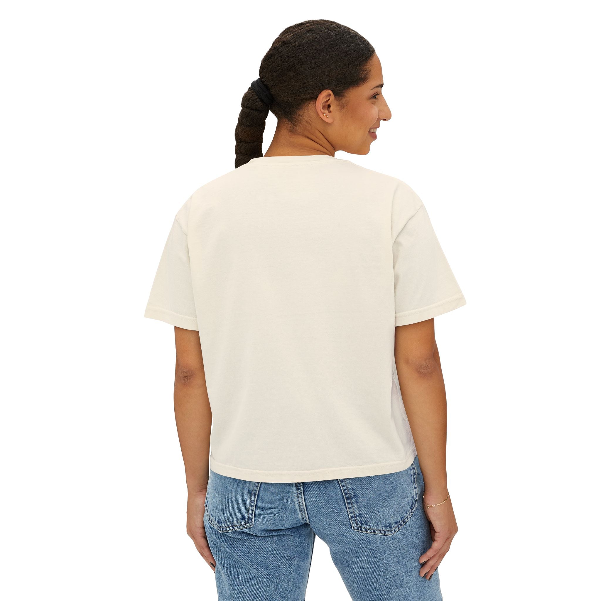 Red Ribbon Braided Hair illustration Tee | Somebody's Wizard text