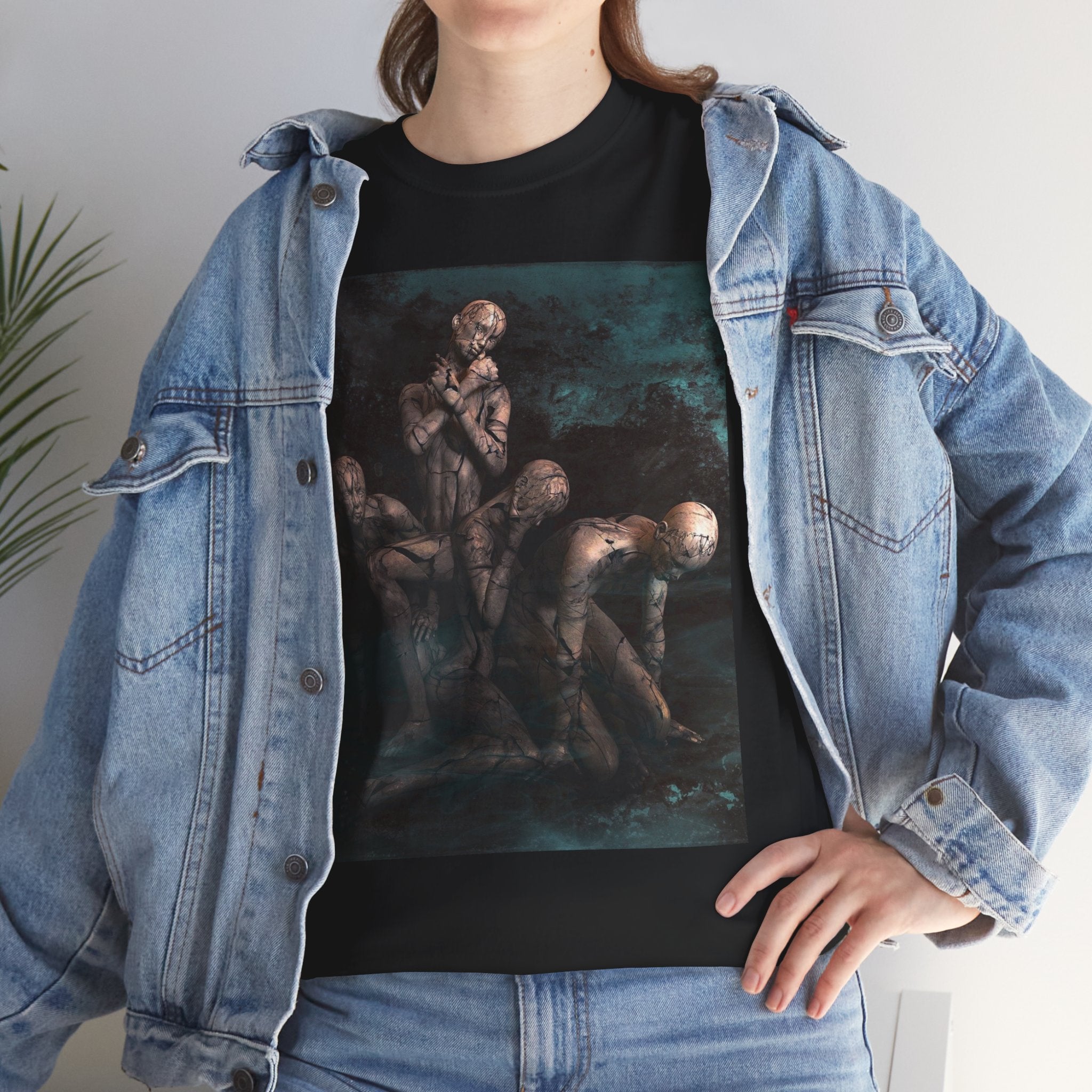 Dark Fantasy Graphic Tee — Gothic Art Illustration T-Shirt