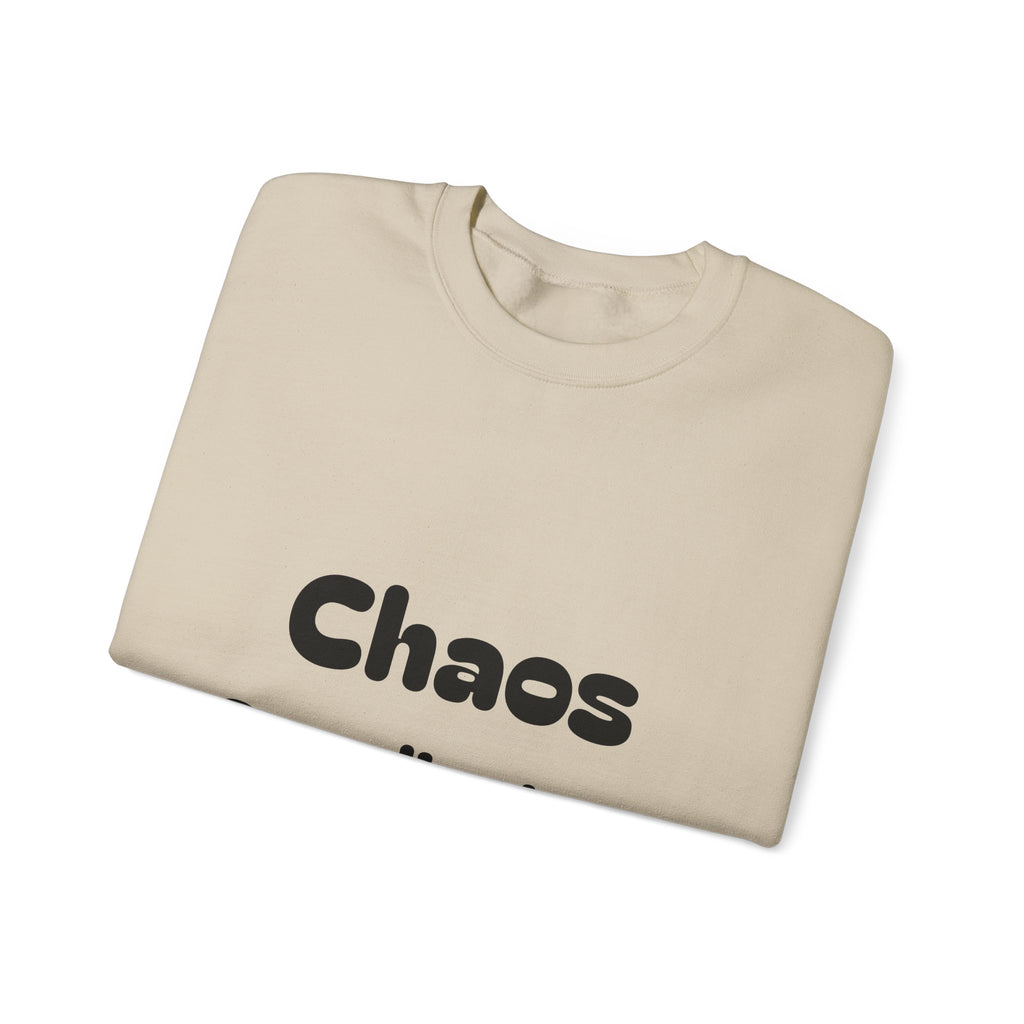 Crewneck Sweatshirt — 'Chaos Coordinators' Front & '80's Made Me' Retro Back