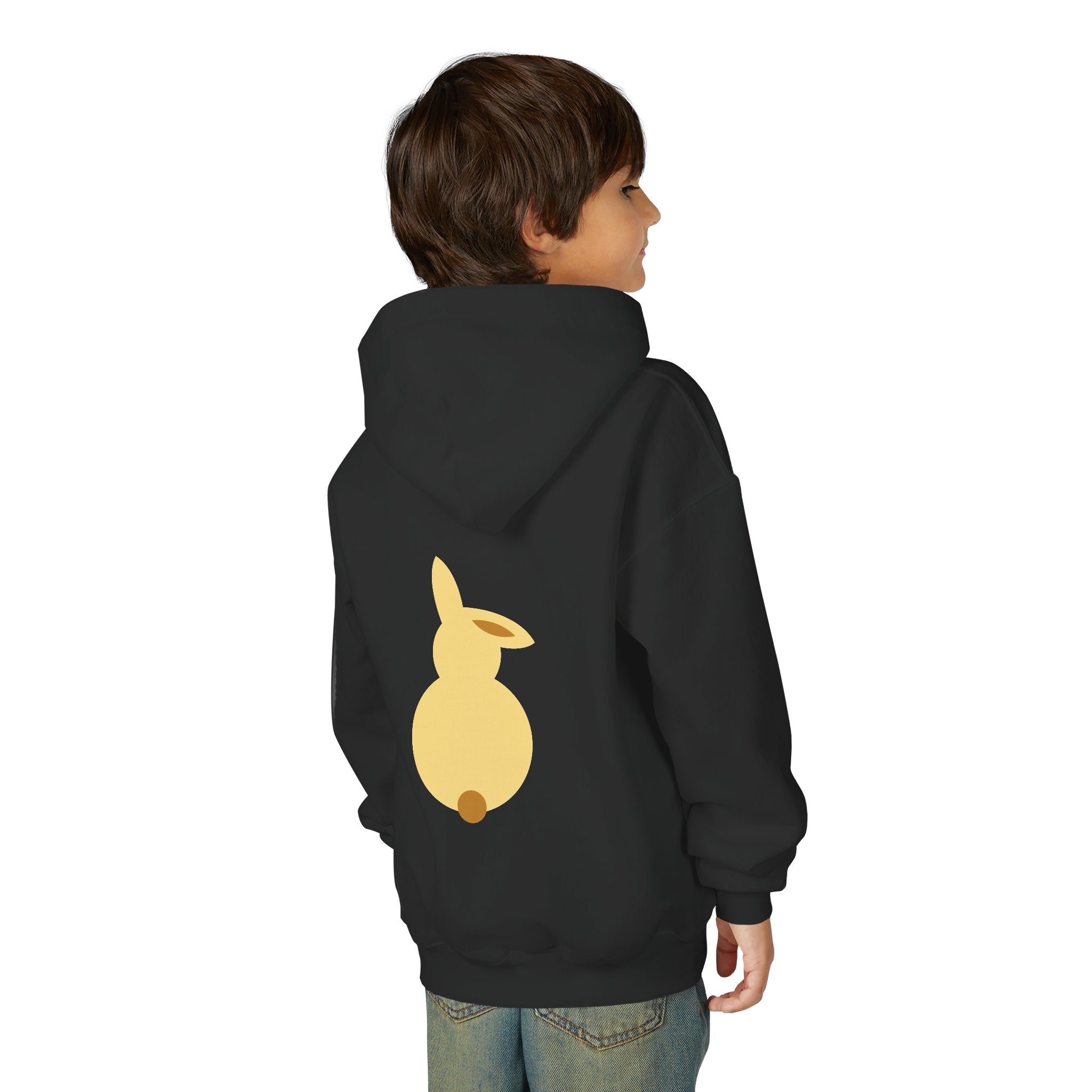 Youth Hoodie — "Alpha Gen" Best Friends Coffee & Donut Graphic