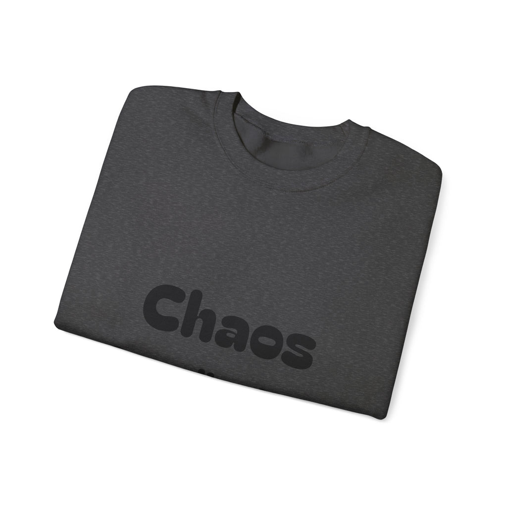 Crewneck Sweatshirt — 'Chaos Coordinators' Front & '80's Made Me' Retro Back