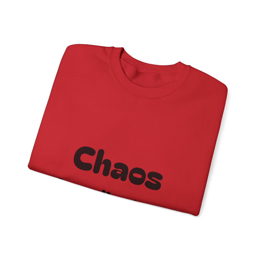 Crewneck Sweatshirt — 'Chaos Coordinators' Front & '80's Made Me' Retro Back