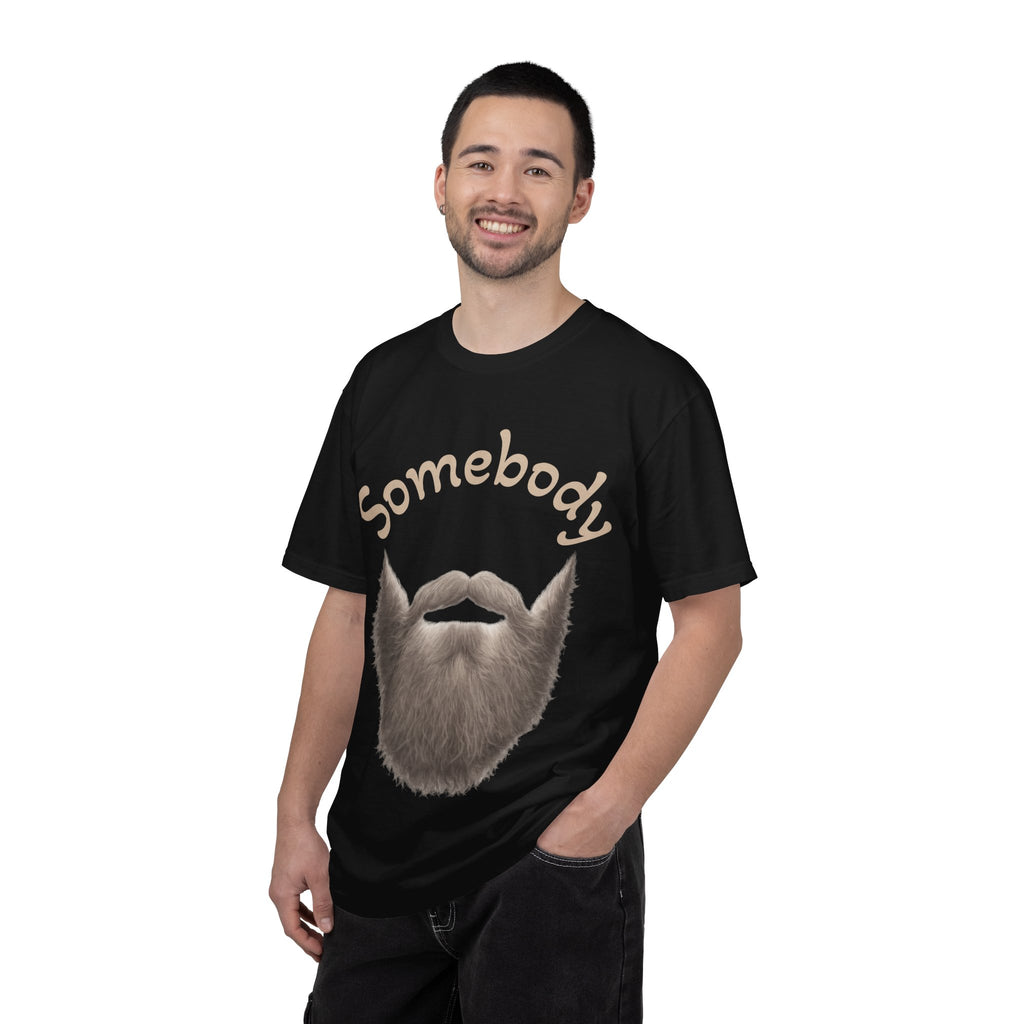 T-Shirt — "Somebody" Beard Graphic Tee