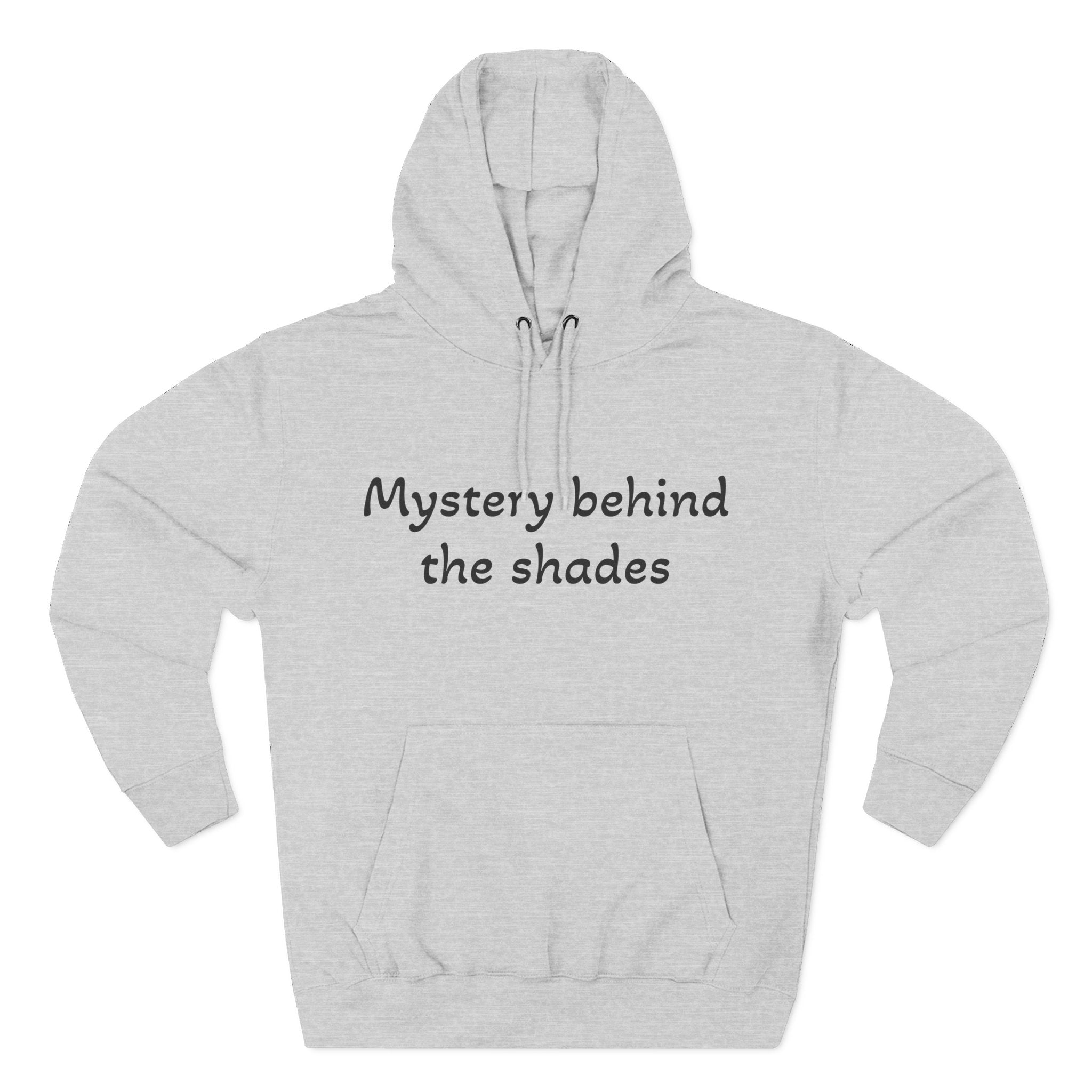 Mystery Behind the Shades Hoodie — Vintage Bearded Man Graphic Hoodie