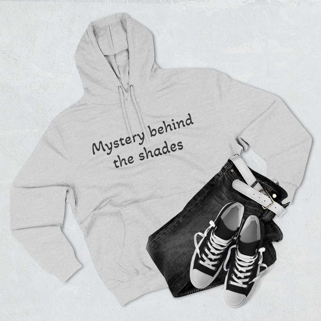 Mystery Behind the Shades Hoodie — Vintage Bearded Man Graphic Hoodie
