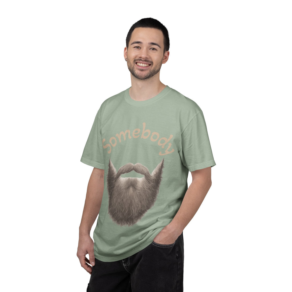 T-Shirt — "Somebody" Beard Graphic Tee