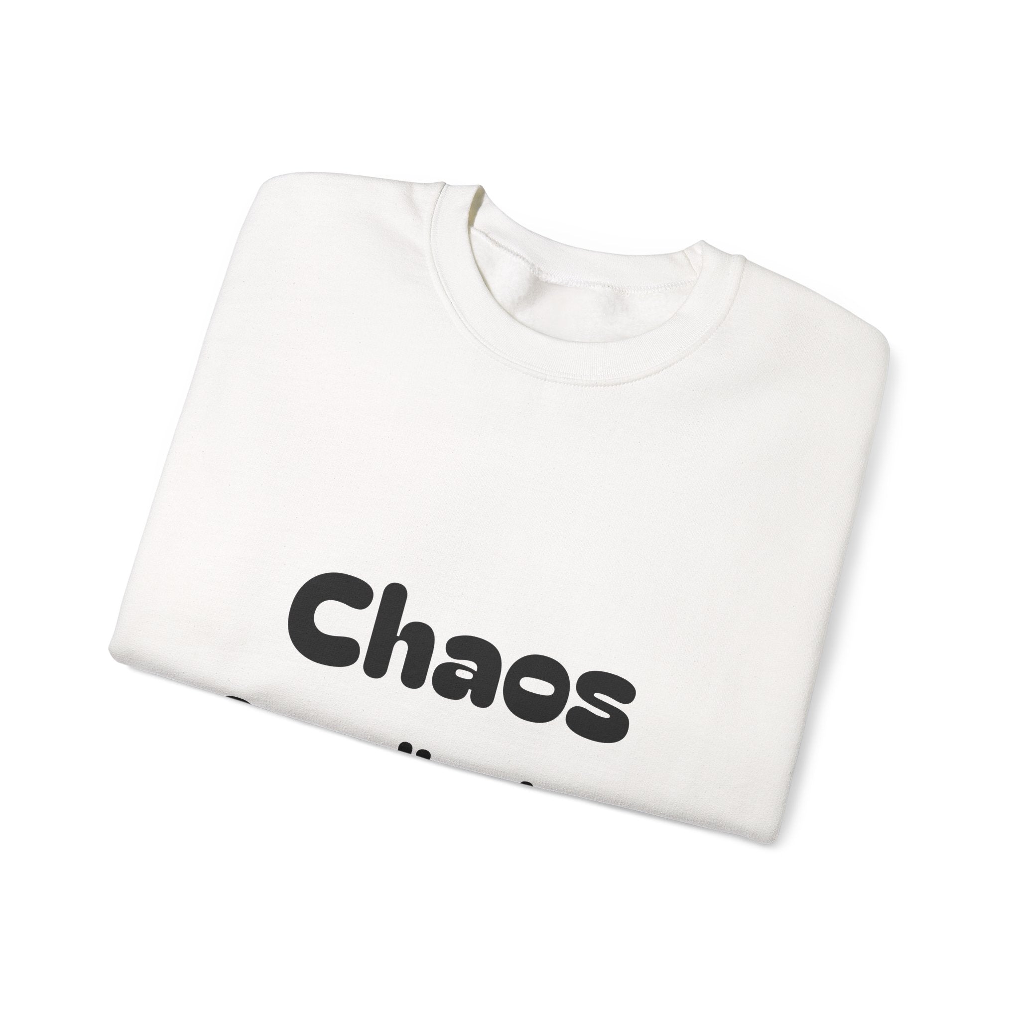 Crewneck Sweatshirt — 'Chaos Coordinators' Front & '80's Made Me' Retro Back