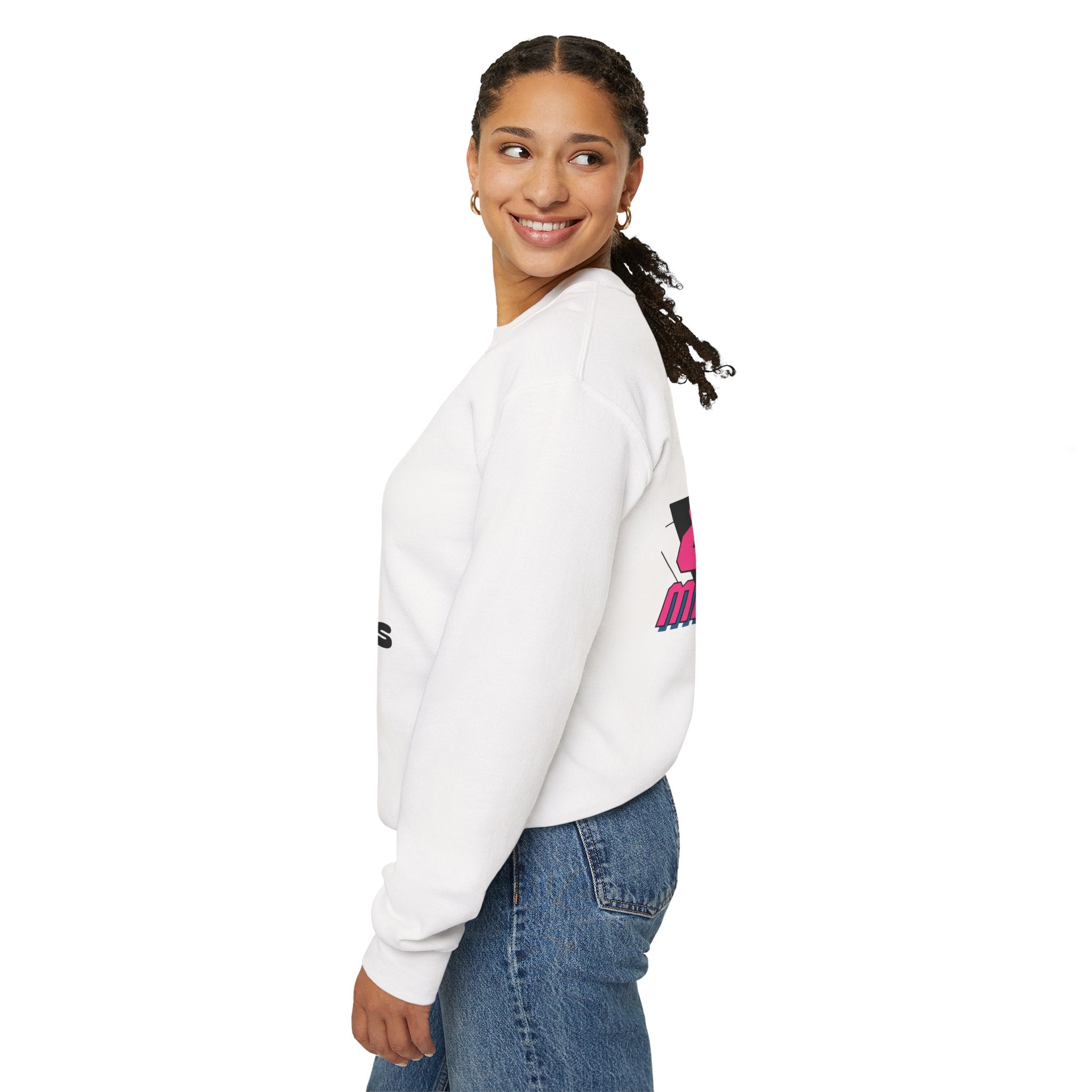 Crewneck Sweatshirt — 'Chaos Coordinators' Front & '80's Made Me' Retro Back