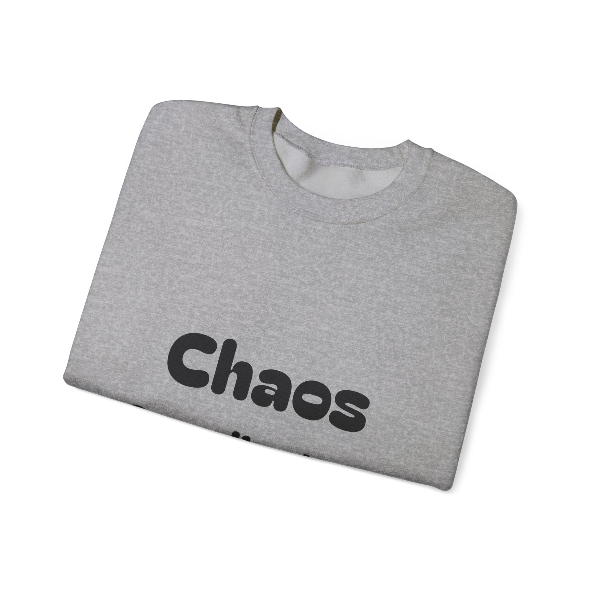 Crewneck Sweatshirt — 'Chaos Coordinators' Front & '80's Made Me' Retro Back