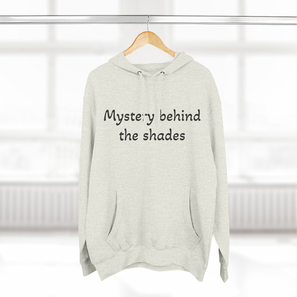 Mystery Behind the Shades Hoodie — Vintage Bearded Man Graphic Hoodie