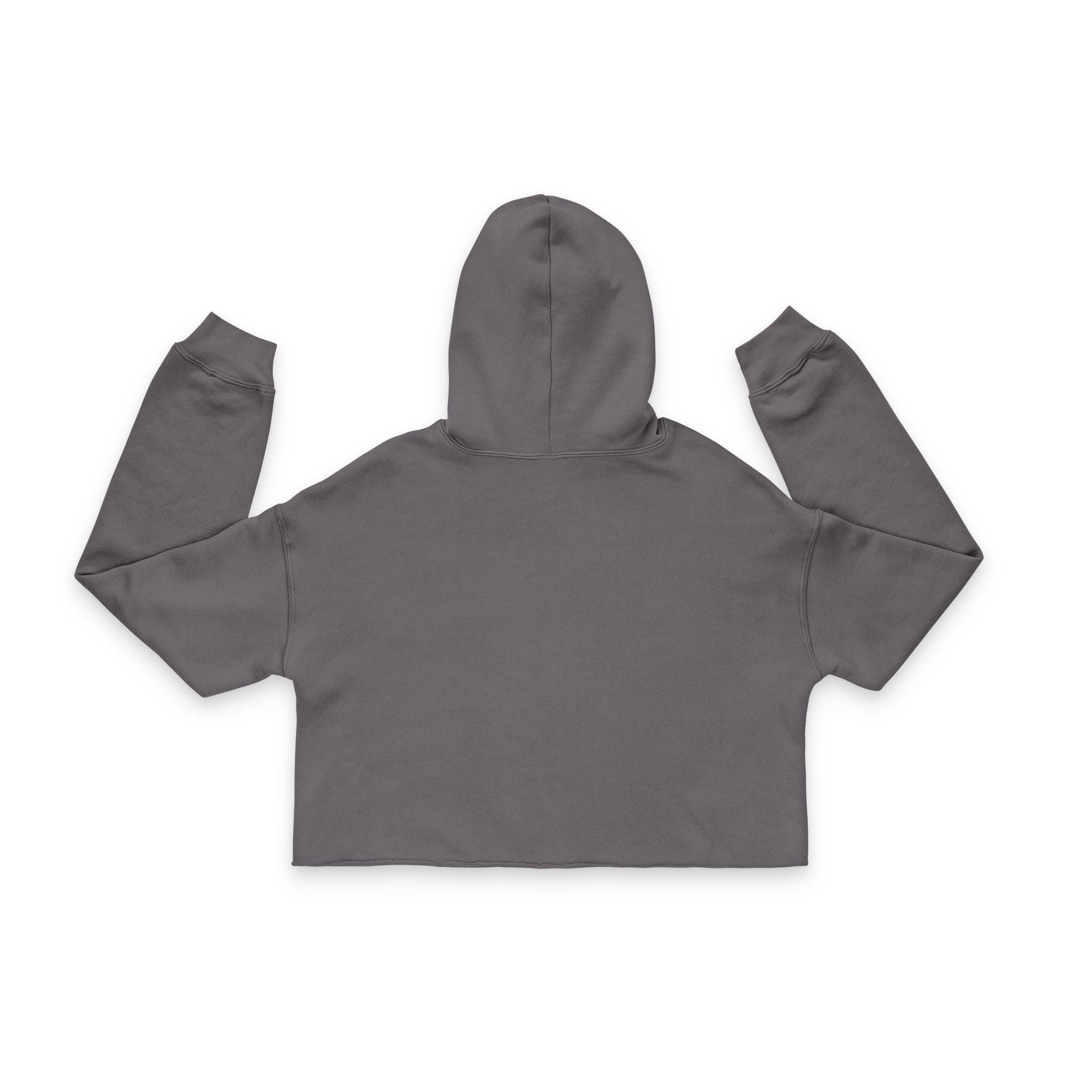 Cute Peeking Panda Cropped Hoodie — Women's Kawaii Animal Sweatshirt