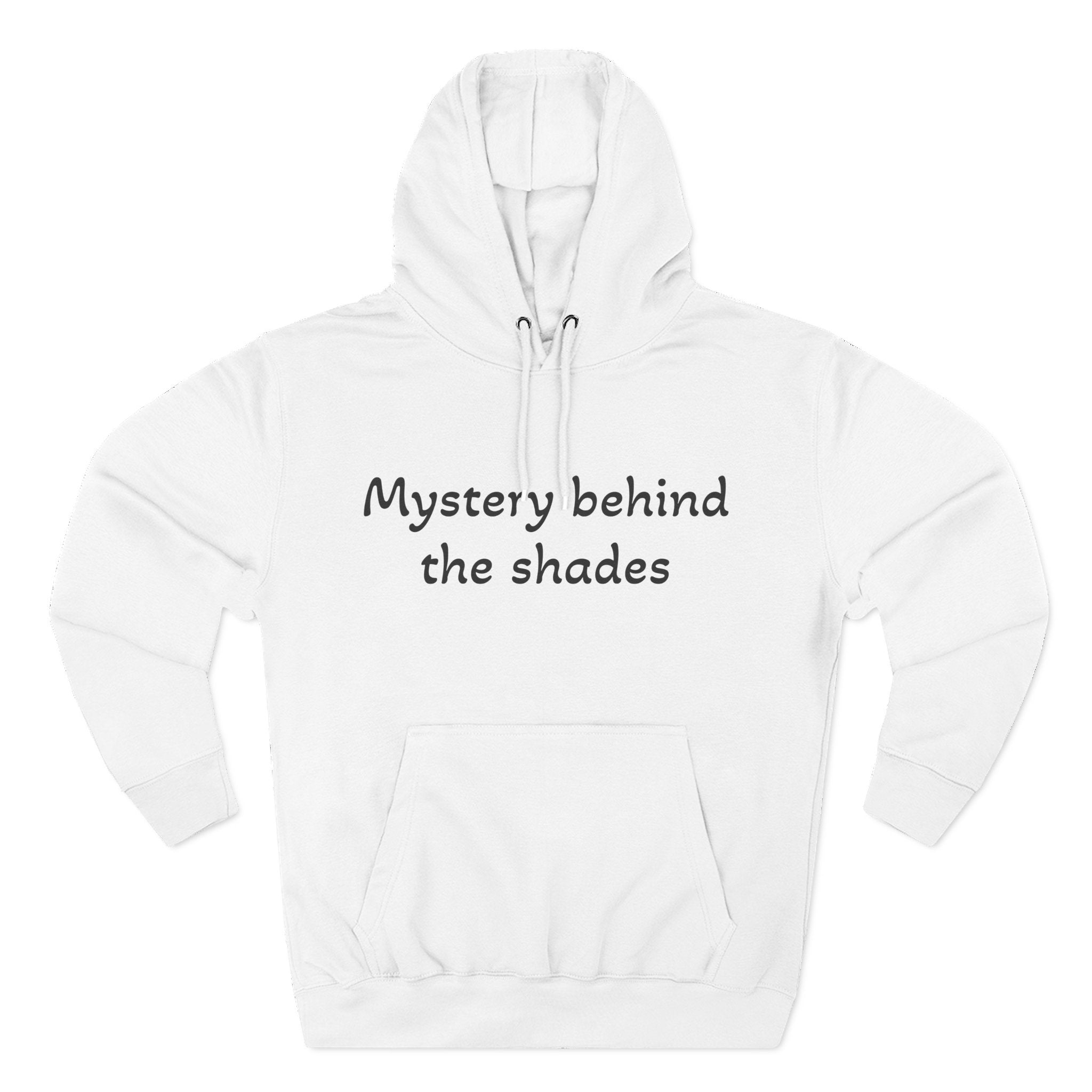 Mystery Behind the Shades Hoodie — Vintage Bearded Man Graphic Hoodie