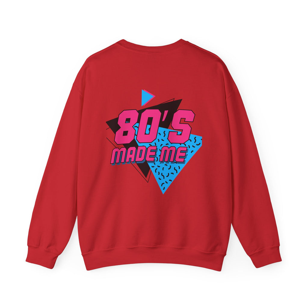 Crewneck Sweatshirt — 'Chaos Coordinators' Front & '80's Made Me' Retro Back