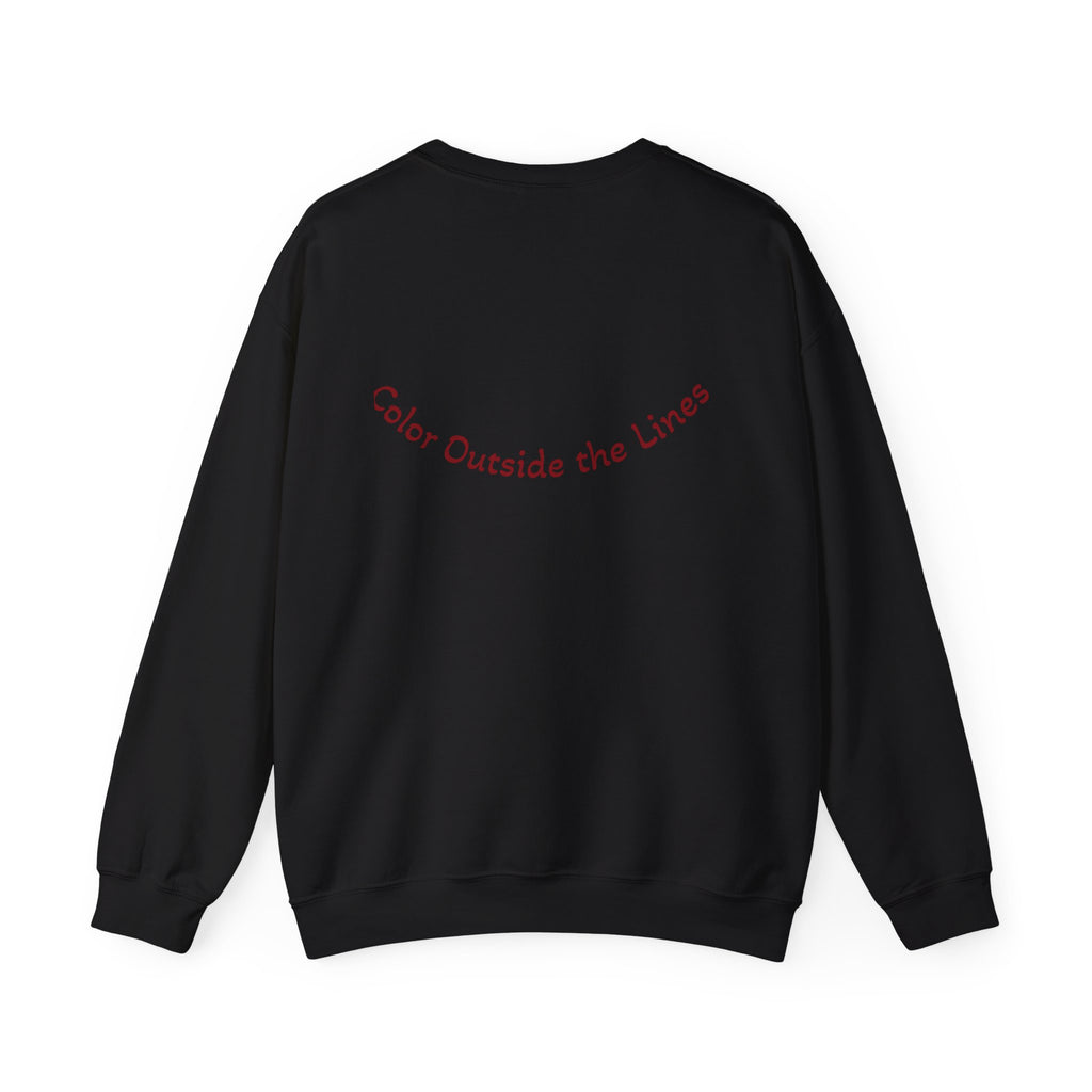Galaxy Cat Crewneck Sweatshirt — Color Outside the Lines