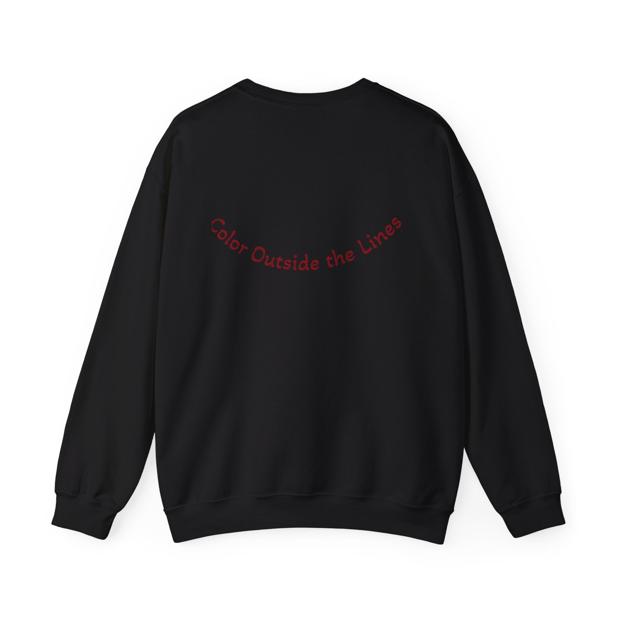 Galaxy Cat Crewneck Sweatshirt — Color Outside the Lines