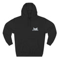 Peeking Cat Hoodie - Minimal Front Chest Kitty Graphic