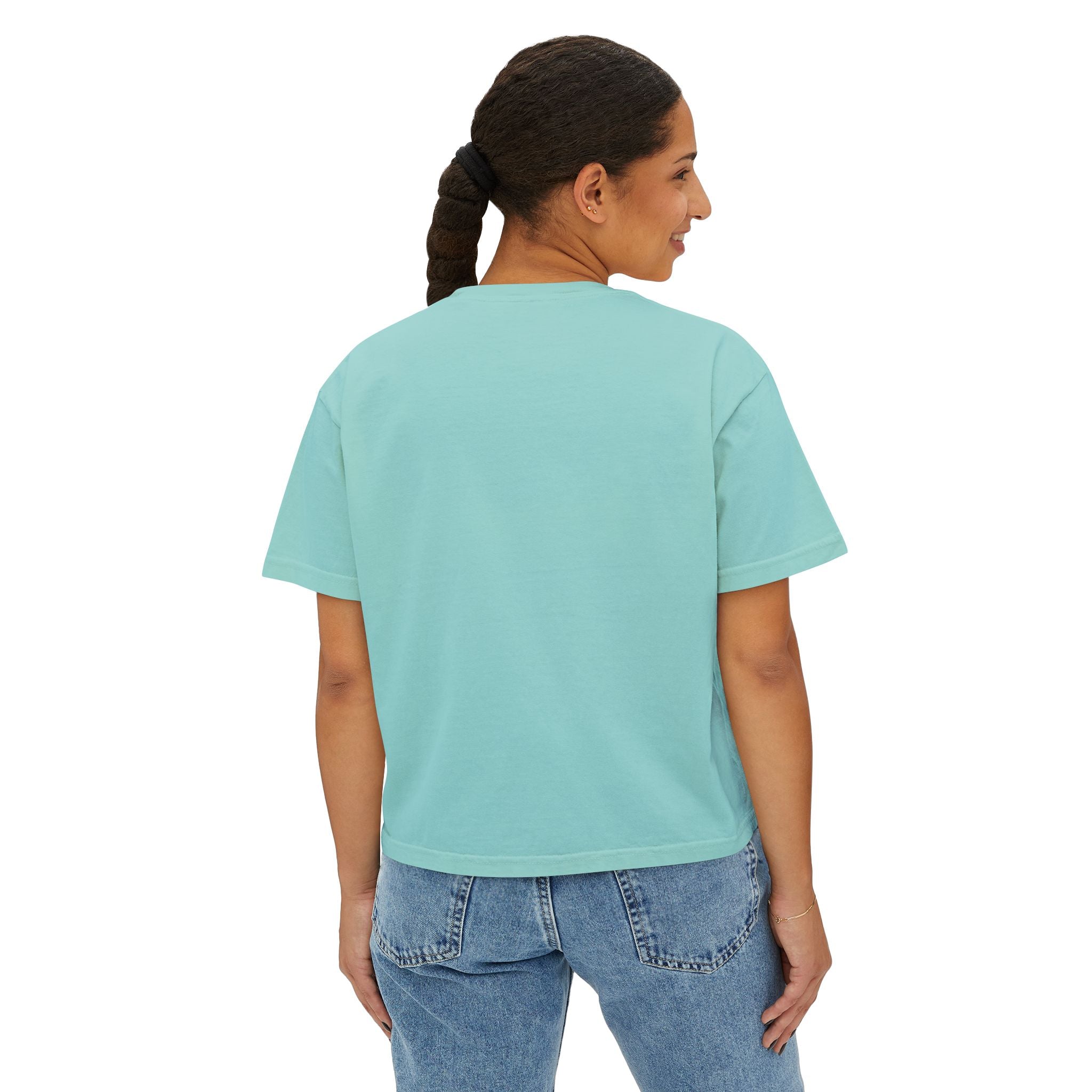 Red Ribbon Braided Hair illustration Tee | Somebody's Wizard text