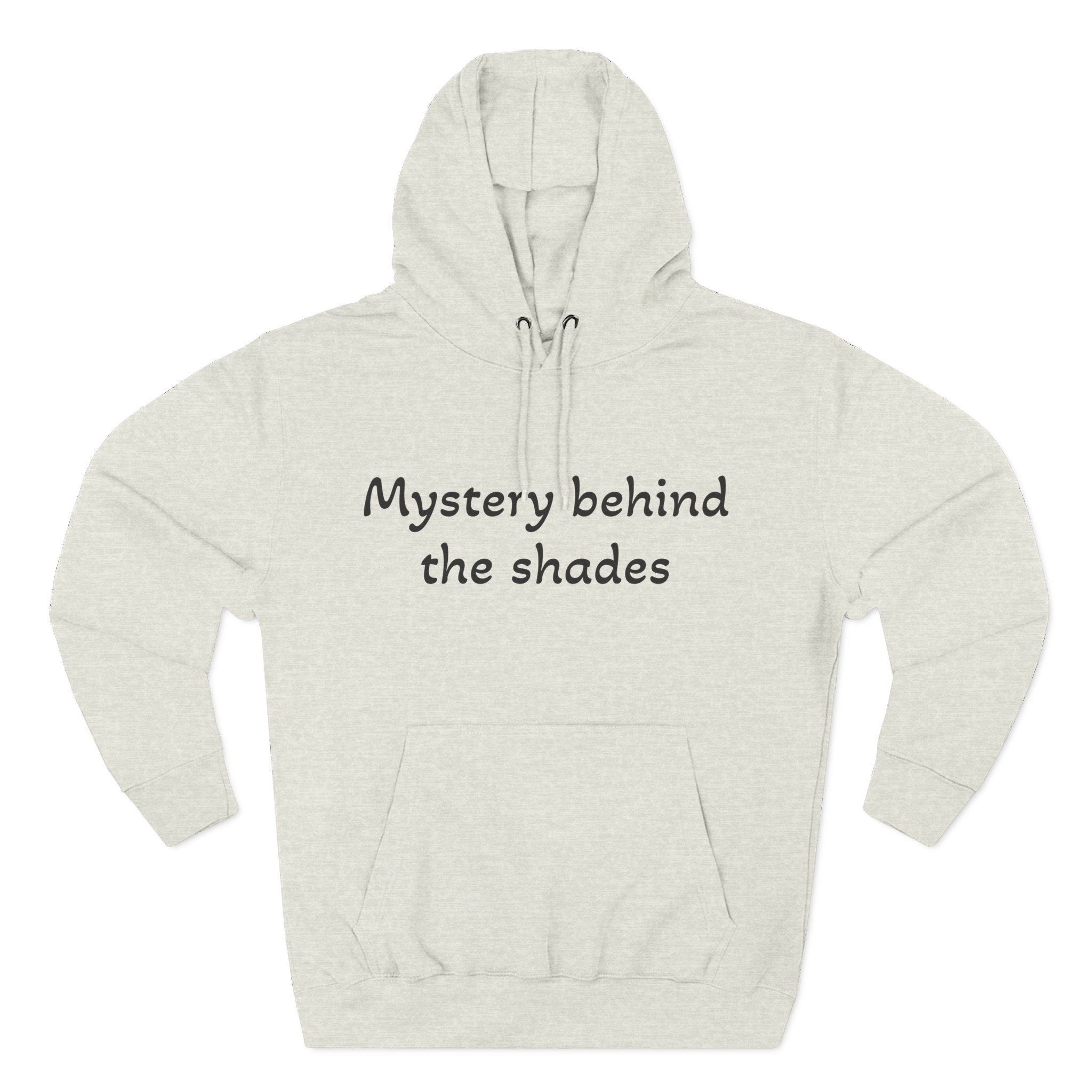 Mystery Behind the Shades Hoodie — Vintage Bearded Man Graphic Hoodie
